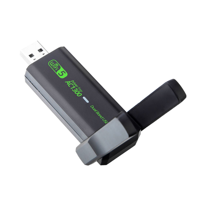 ไดรเวอร์ฟรี 5G dual band gigabit USB การ์ดเครือข่ายไร้สายตัวรับสัญญาณ WiFi คอมพิวเตอร์เดสก์ท็อปเครื่องส่งสัญญาณแล็ปท็อป