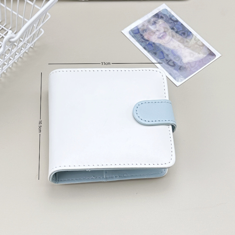 Ins 3 นิ้วKpop PhotocardสีขาวสีชมพูBinderการ์ดรวบรวมอัลบั้มA7 PUหนังโน้ตบุ๊คPhoto Protectorโรงเรียนเครื่องเขียน - รูปที่ 2