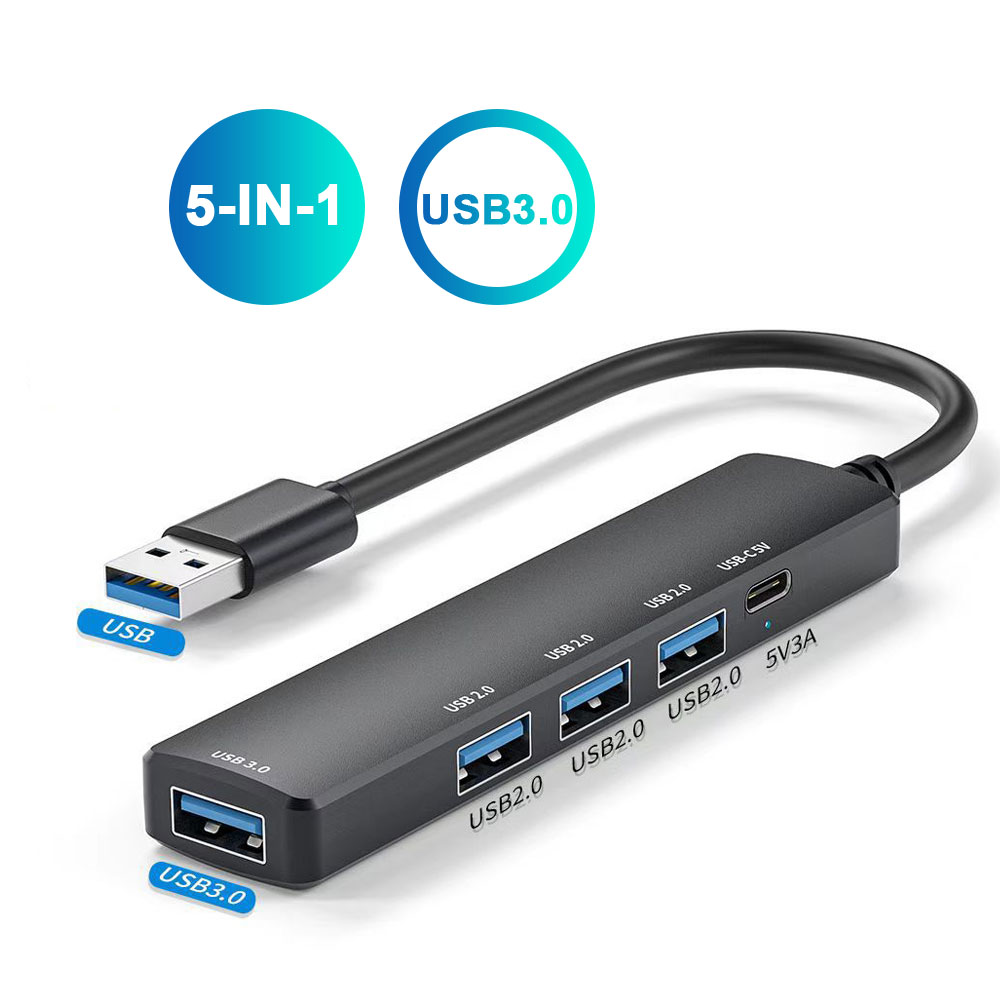 4-in-1 USB Hubs USB C HUB ประเภท C ถึง USB 3.0 HUB Multi USB Splitter OTG อะแดปเตอร์ USB 3.0 2.0 สําหรับ Xiaomi Huawei Lenovo Macbook Pro