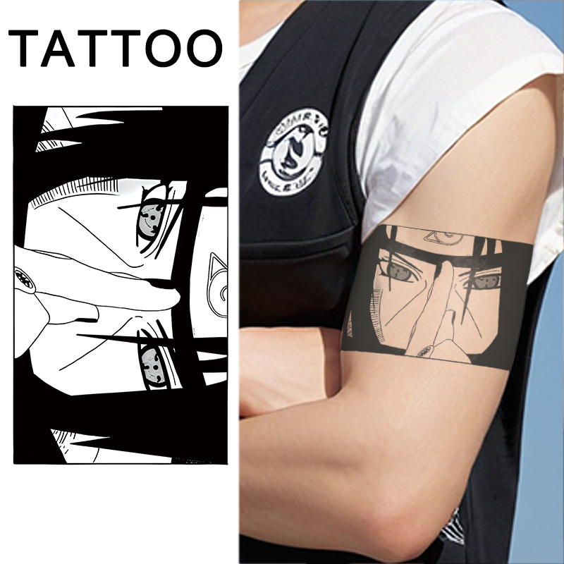 อะนิเมะ Magical Itattoo สติ๊กเกอร์รอยสัก,กันน้ําติดทนนาน 1-2 สัปดาห์, สติ๊กเกอร์รอยสักสีสักกึ่งถาวร, เหมาะสําหรับผู้ชายผู้หญิงแขนขาสักปลอม