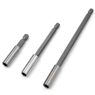 หนึ่งชุด Hex Shank Extension Connecting Rod ชุด, 1/4 นิ้ว Quick-Change 60/75/100/150 มม.สําหรับสว่านและไขควง