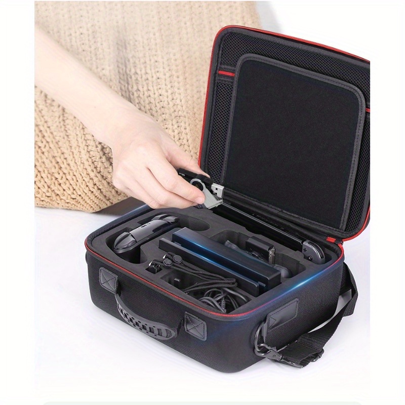กระเป๋าถือกระเป๋าสําหรับ Nintendo Switch & Switch Oled กระเป๋าฝาครอบคอนโซลกระเป๋าสําหรับ NS Switch อุปกรณ์เสริม