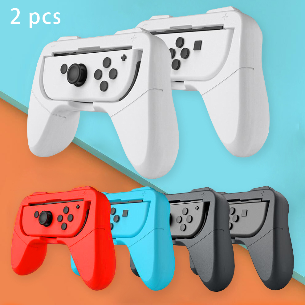 Vgtime ซ้าย + ขวา Joycon Bracket Holder Handle Hand Grip สําหรับ Nintendo Switch/ OLED NS Controller Gamepad HandGrip ขาตั้งอุปกรณ์เสริม