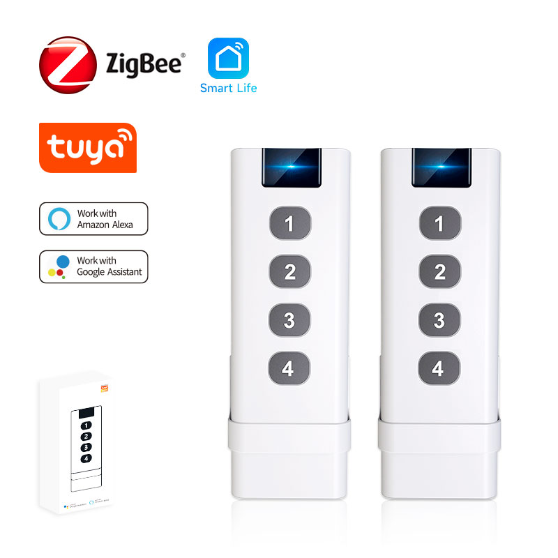 Tuya Zigbee Handheld 4-Key Scene Switch Smart Home App ปรับแต่ง Scenarios