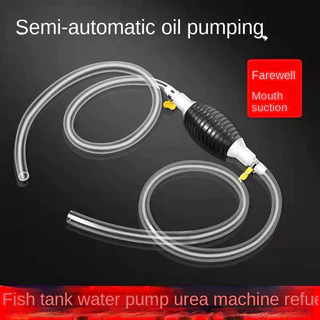 One Piece MANUAL OIL SUCTION PUMP Self-Priming Hose Kit 1M สําหรับเบนซินดีเซล Water Transfer