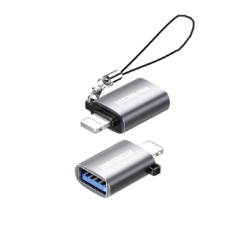 HENSAWA อะแดปเตอร์ OTG รุ่น OT311 สำหรับ IP IOS to USB 3.0 รองรับ iOS 17