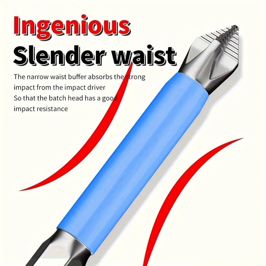 ความแข็งสูงผลกระทบไดร์เวอร์บิตชุดลื่นแม่เหล็กหัวแฉก4/5/6/7ชิ้นไขควงไฟฟ้าชุดสําหรับมืออาชีพ - รูปที่ 3