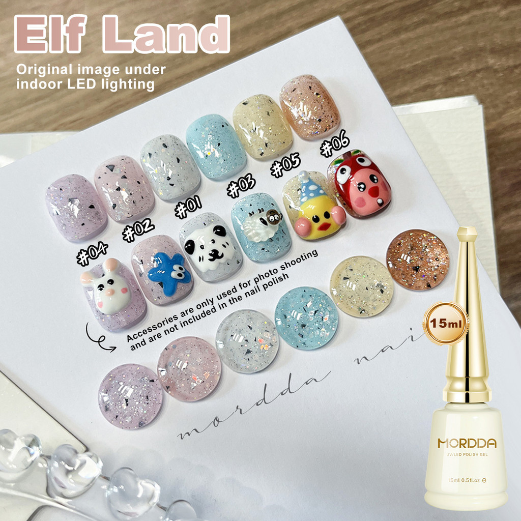 1 PC 15ML Elf Land เล็บเจล, Cat Eye Effect, แม่เหล็กกึ่งถาวร & Rhinestone Decor, เหมาะสําหรับส่วนบุคคลและร้านทําผมใช้เล็บ Diy Salon ผู้หญิงของขวัญ Fiesta