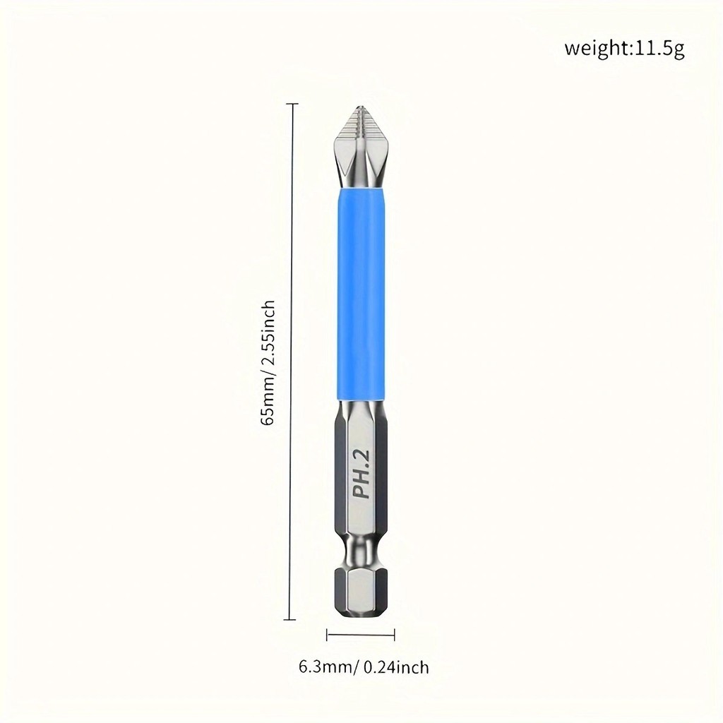 ความแข็งสูงผลกระทบไดร์เวอร์บิตชุดลื่นแม่เหล็กหัวแฉก4/5/6/7ชิ้นไขควงไฟฟ้าชุดสําหรับมืออาชีพ - รูปที่ 5