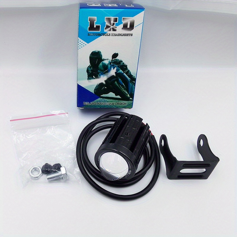 ไฟ นํา รถจักรยานยนต์2ชิ้นไฟขนาดเล็กสากล นํา ไฟภายนอกสีขาวและสีเหลืองไฟรถจักรยานยนต์สีคู่รถออฟโรด นํา ชุด - รูปที่ 6