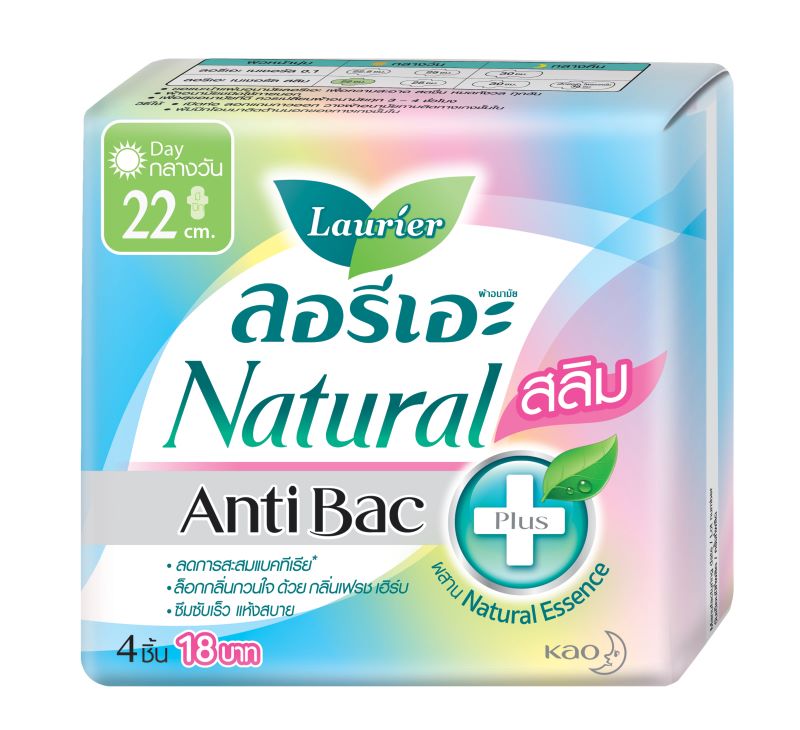 [Gift] Laurier Anti Bac Slim 22cm 4pcs. (สินค้าสมนาคุณงดจำหน่าย)