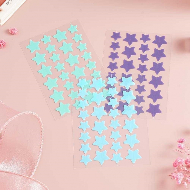 สิว สิวสิวผ้าฝ้ายเดิมp terlandsswaw ตัวละครน่ารัก Star Heart ผีเสื้อ Agne Acne Patch โปร่งใส Patch เหมาะสําหรับสติกเกอร์สีผิว