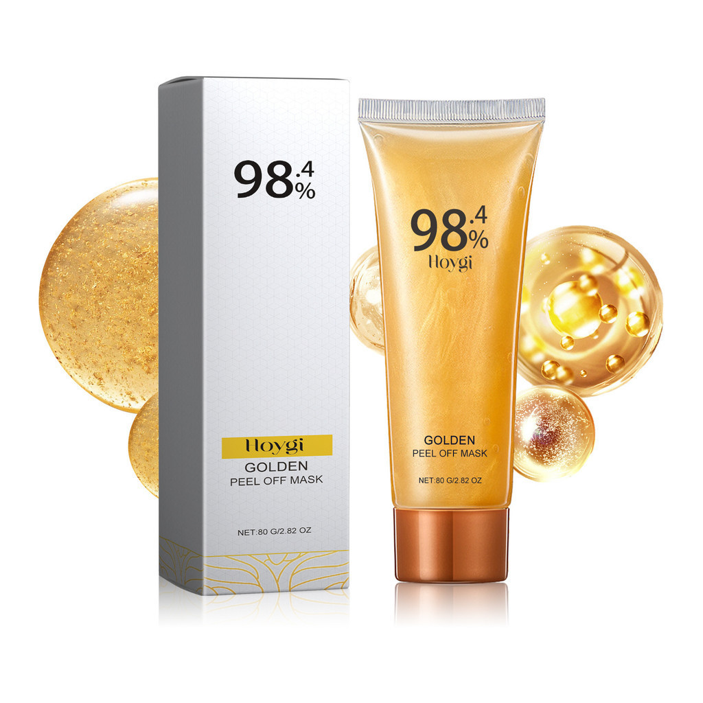 80g Rip-Off Gold Mask ทําความสะอาดสิวหัวดําทําให้เกิดริ้วรอยจางลง Skin Applicator Mask ONCHENDI