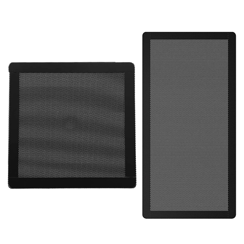 ตาข่ายกรองฝุ่นพัดลมขนาด 120x240 มม. 120x120 มม. กรอบแม่เหล็กพีวีซีพีซี เคสคอมพิวเตอร์พัดลมตาข่ายกรองฝุ่นฝาครอบตะแกรง
