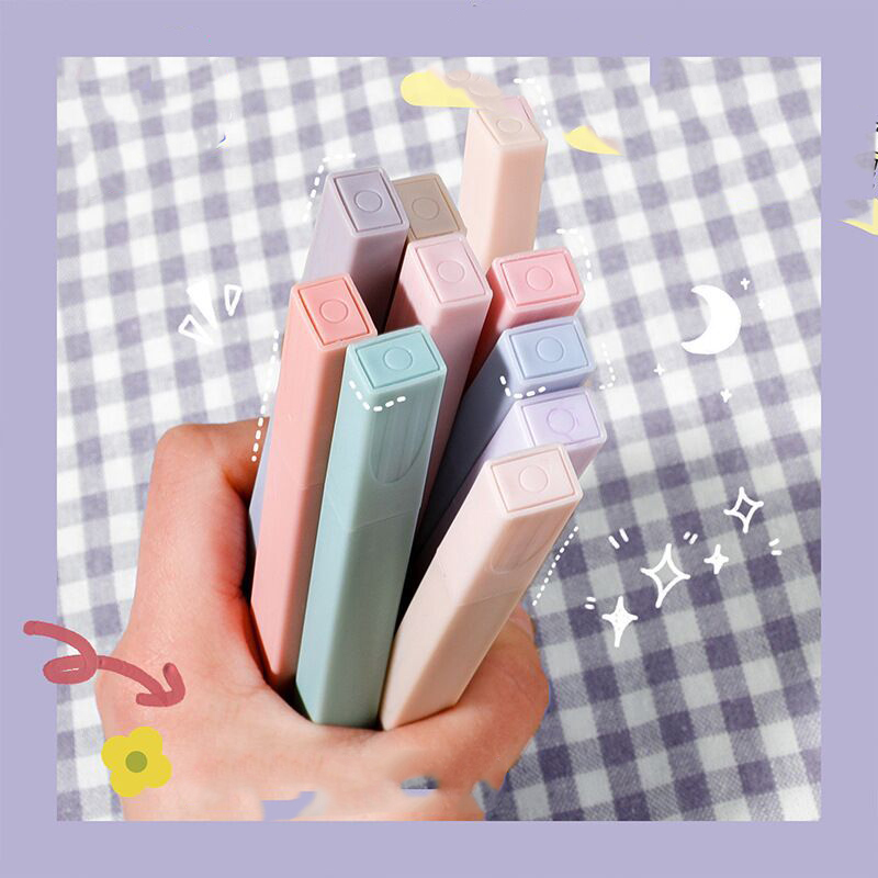 ปากกาเน้นข้อความ Morandi 6 ชิ้น - ปากกาสีพาสเทลเรืองแสงสําหรับ Journaling & Note Takeing (ตัวอย่างสีที่หรูหรา) - รูปที่ 2