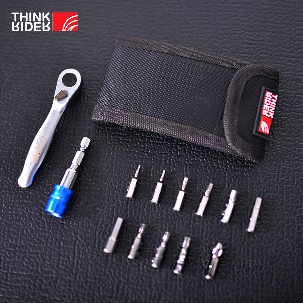 Thinkrider ประแจวงล้อ 1/4 ขนาดเล็ก ปลดเร็ว เครื่องมือซ่อมซ็อกเก็ต สากล