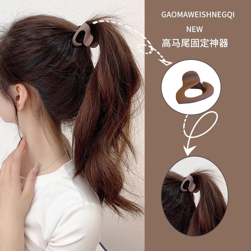 คลิปหนีบผมหางม้าสีดำขนาดเล็กเพื่อป้องกันการพังทลายและเครื่องมือที่ใช้งานได้จริง