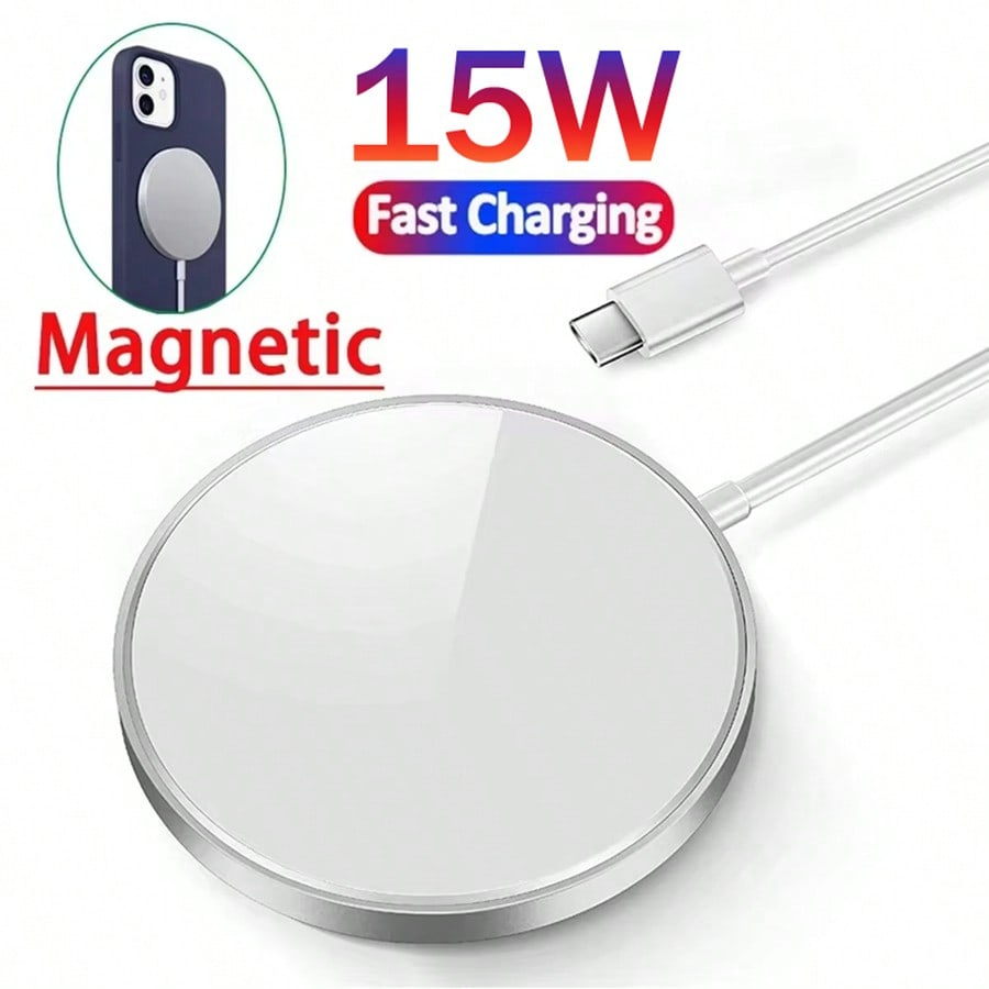 เครื่องชาร์จไร้สาย, 15W Magnetic Fast Wireless Charger แท่นชาร์จไร้สายสําหรับ IPhone 15 14 13 12 11 8 SE3 SE2 Series, สําหรับ Samsung S23/S22/S21/S20/S10/S9/S8/S7/Note20//9//8