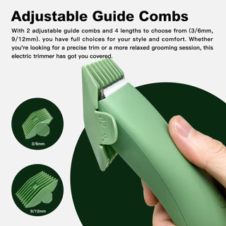 Professional Body Hair Trimmer, 2-in-1 กันน้ํา Groin & Bikini Groomer สําหรับผู้ชายและผู้หญิง, ฤดูร้อน & Valentines ของขวัญวัน