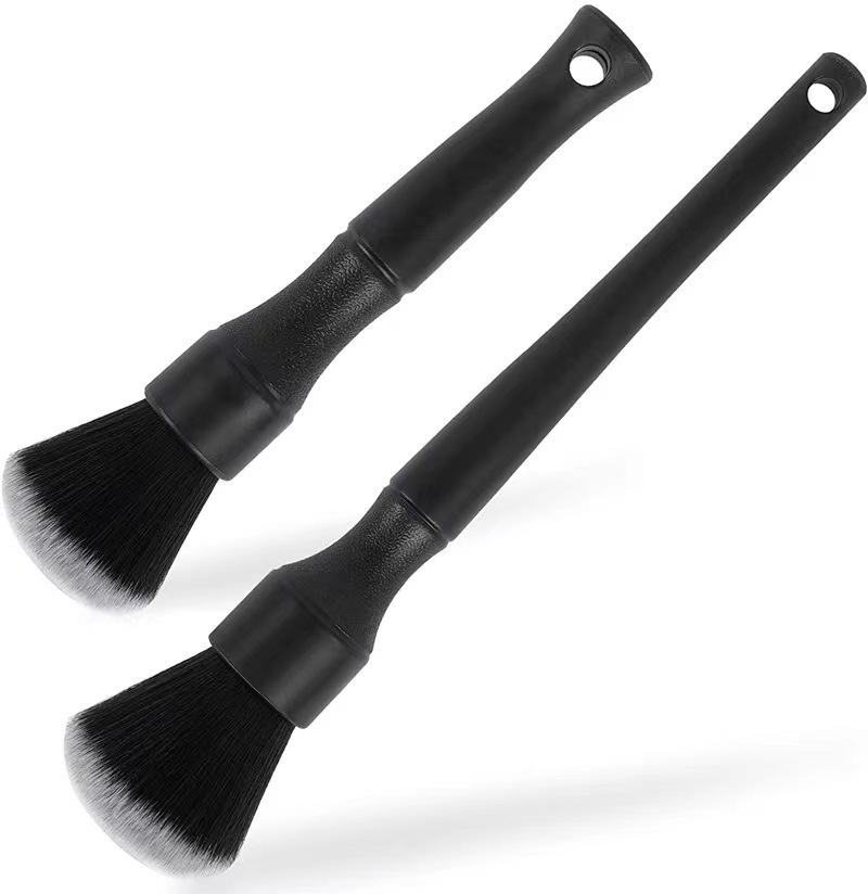 [1 ชิ้น Ultra-Soft Car Detailing Brush] [Super Soft Auto ภายในรายละเอียดแปรงขนแปรงสังเคราะห์ Car Dash Duster Brush]