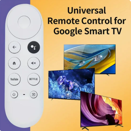 เปลี่ยนเสียงรีโมทคอนโทรลบลูทูธ G9N9N สําหรับ Google TV Chromecast 4K Snow Media Player Controller IR Remote