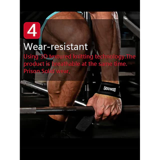 สายรัดกันลื่นยกน้ําหนักซิลิโคนจับข้อมือสนับสนุนสําหรับ Deadlifts Cross Training ปีใหม่ยิมซีซั่น