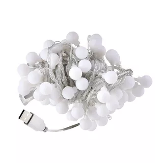 ไฟเชอรี่ LED 15 เมตร 100 ดวง สีวอร์มไวท์ ตกแต่งห้อง แคมป์ปิ้ง งานเทศกาล