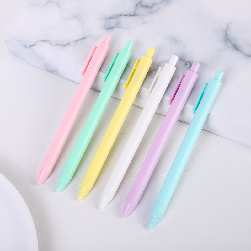 Creative Macaron Press Gel Pen 0.5mm Candy Color Small Fresh Simple Signature Pen