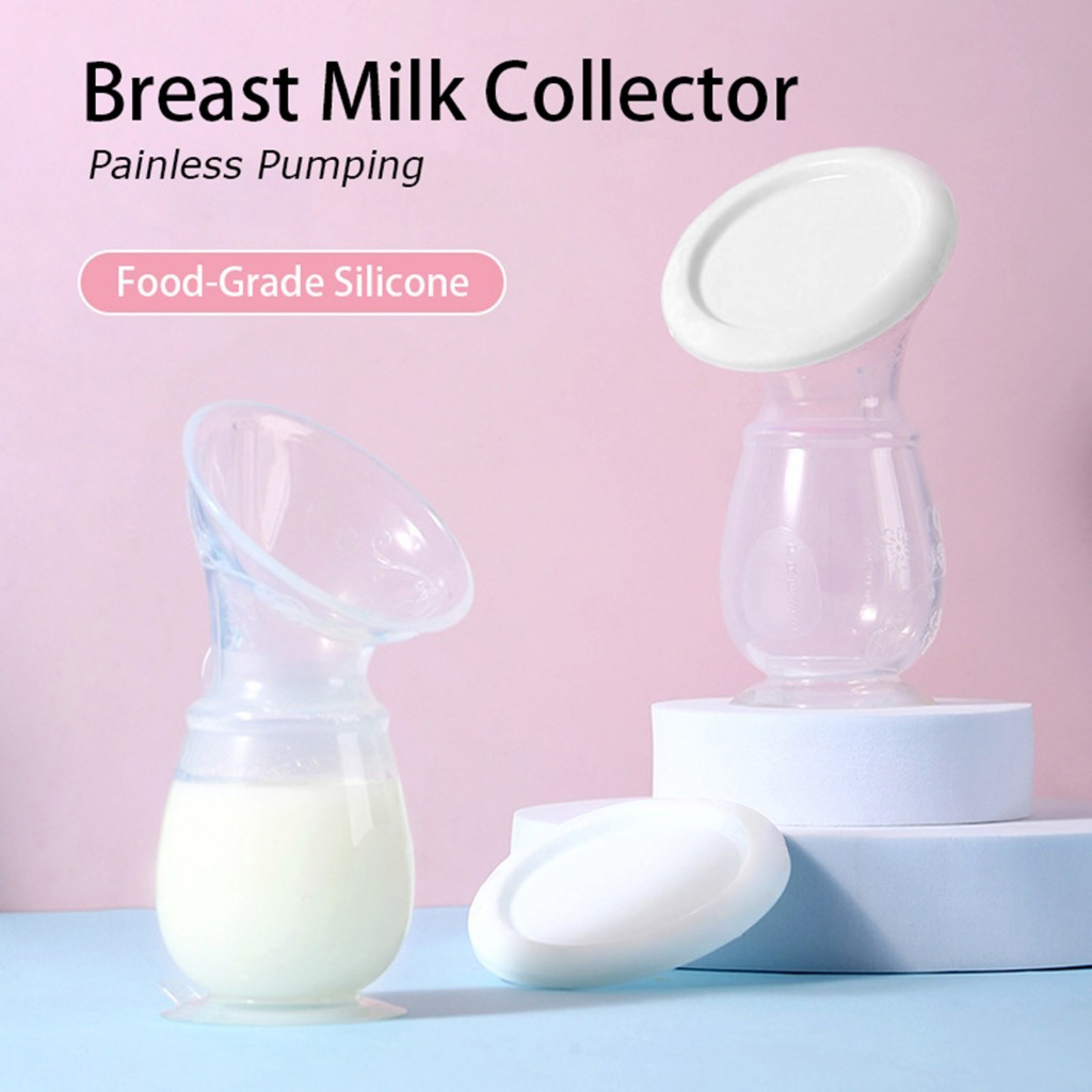 Adoremall เครื่องปั๊มนมซิลิโคนแบบใช้มือเก็บน้ํานมพร้อมฝาปิด BPA Free pam susu