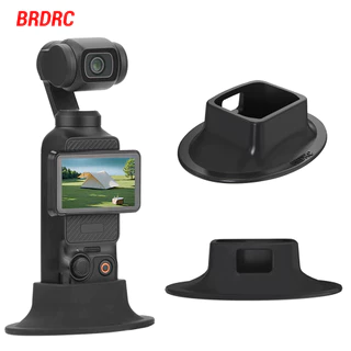 Brdrc เดสก์ท็อปฐานสําหรับ DJI OSMO Pocket 3 กล้องกิมบอลมือถือฐานซิลิโคนตารางสําหรับ Vlgo การถ่ายภาพวิดีโอถ่ายทอดสด Antiskid วงเล็บคงที่