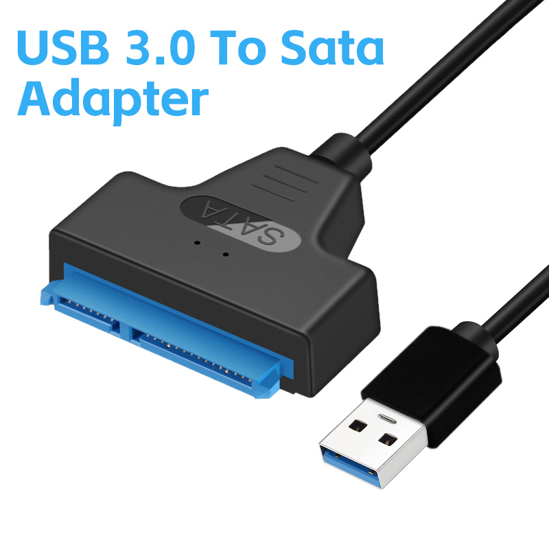 อะแดปเตอร์ USB 3.0 เป็น SATA สายเคเบิล USB 3.0 SATA รองรับ HDD ภายนอก 2.5 นิ้ว ฮาร์ดไดรฟ์ SSD 22 พินสายเคเบิลไดรฟ์ง่าย