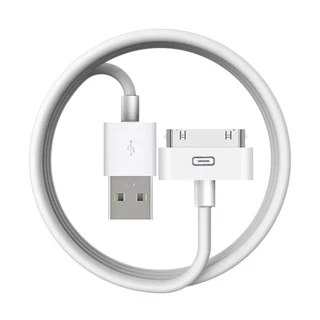 สายชาร์จข้อมูล USB 1M สําหรับ iPhone 4 4s 3G 3GS iPad 1 2 3 และโทรศัพท์ Touch