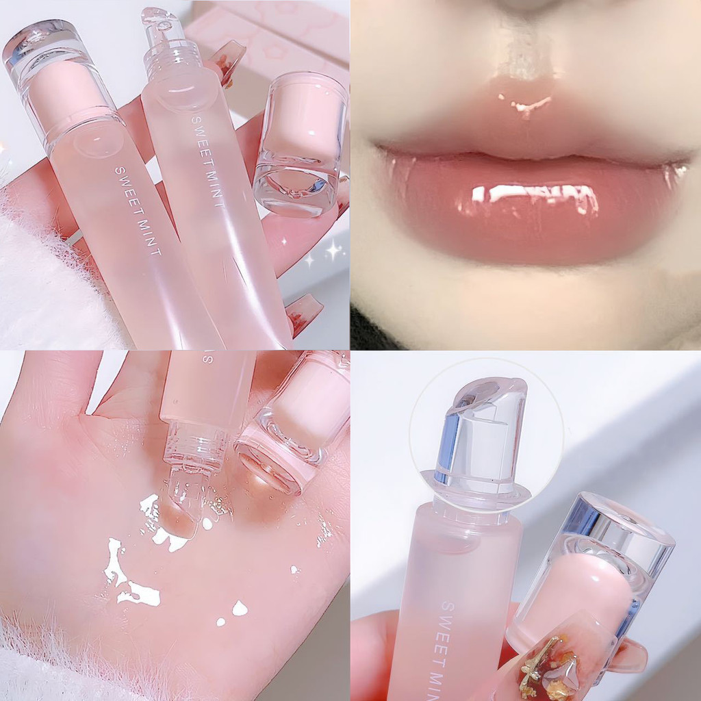 Moisturizing Hydrating Lip Oil Lip Moisturizing Anti-Cracking Lip Gloss ลิปสติก