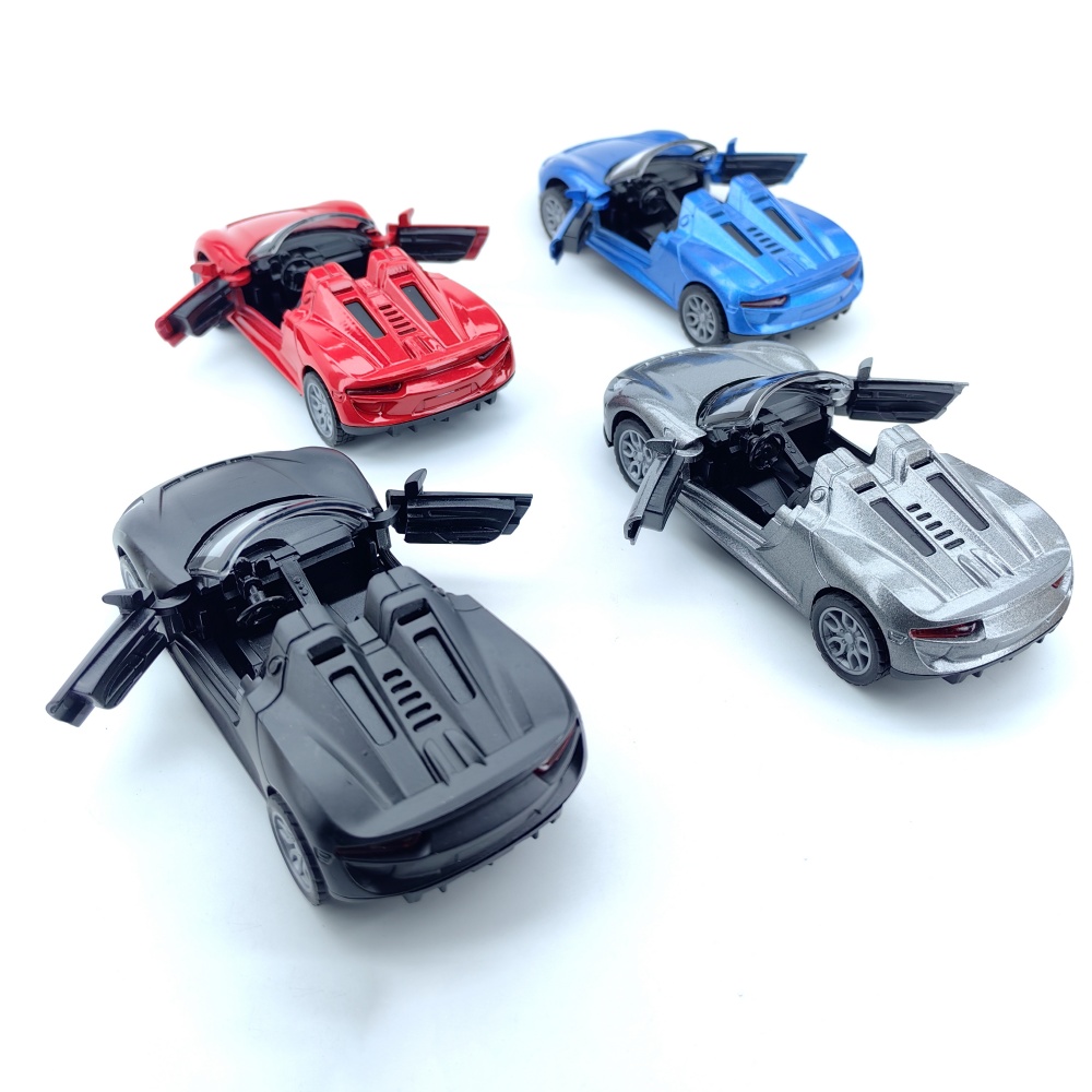 โมเดลรถสปอร์ตเปิดประทุน รถของเล่นโลหะผสมสําหรับเด็กผู้ชายและทารก ตกแต่งรถยนต์ - รูปที่ 4