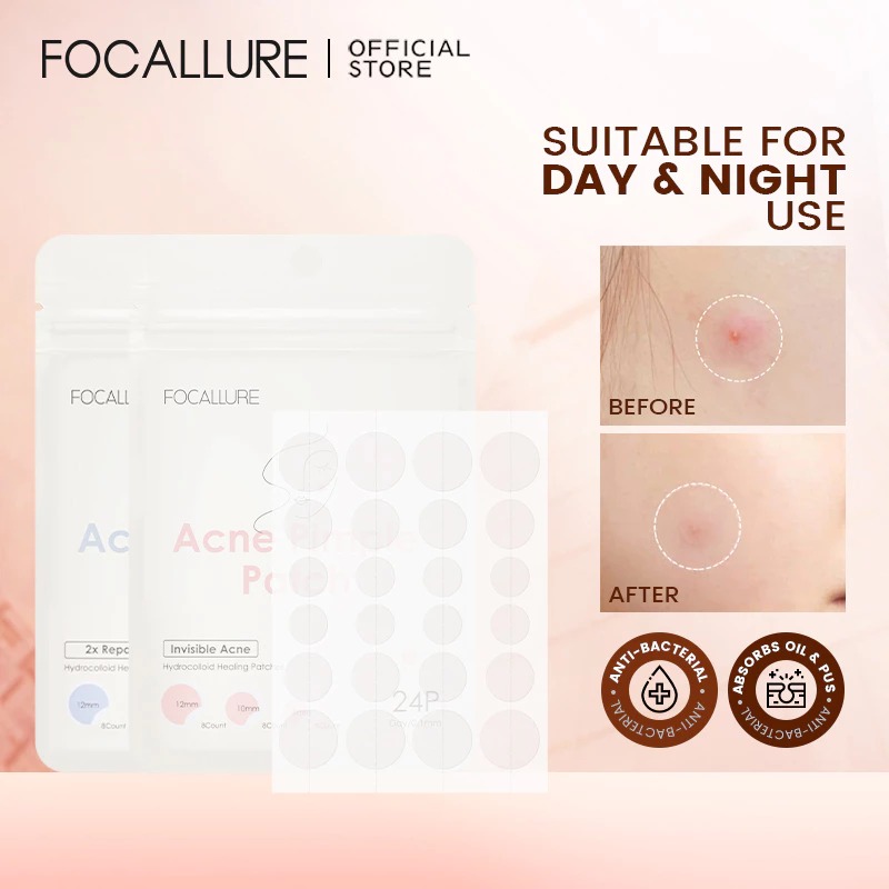 Focallure แผ่นแปะสิวกันน้ํา Blemish Treatment Skin Care Acne Repair oxy สิวสิว Clear Fit Master Patch สิวสิว Master