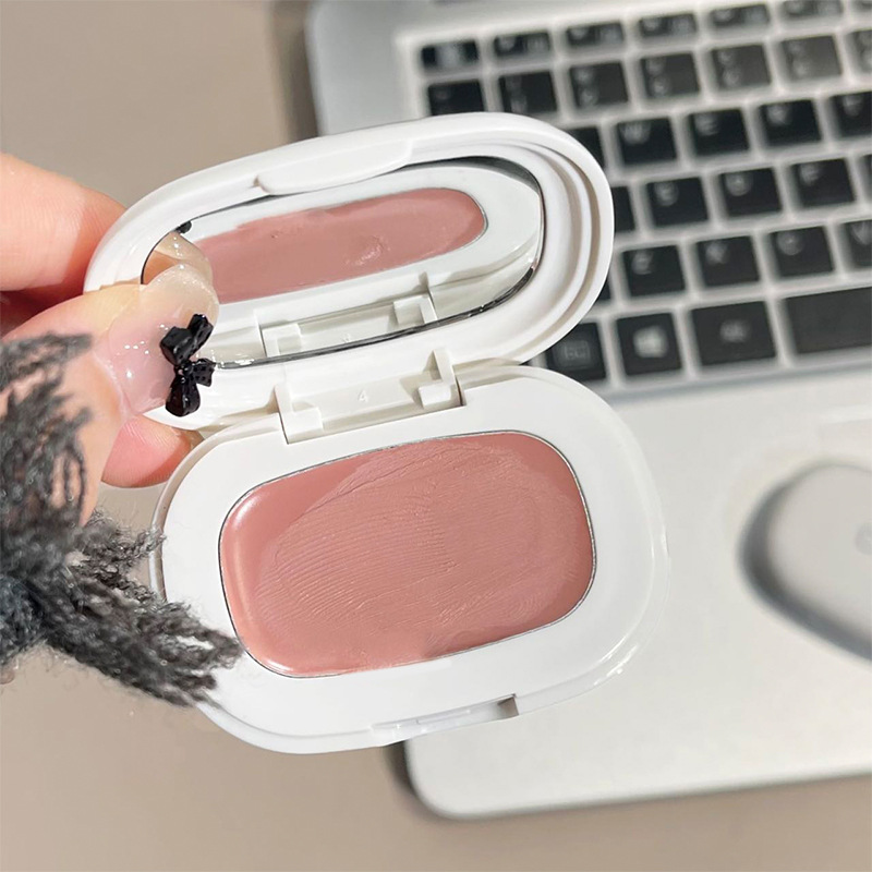 Cace Soft Mist ครีมบลัชออนโปร่งแสงน้ําหนักเบา Natural Blush Genki อเนกประสงค์สีแสดง Easy Smudge แต่งหน้าติดทนนาน