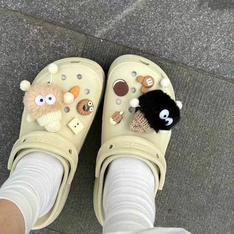 เครื่องรางรองเท้า Jibbitz ที่ปรับแต่งได้สําหรับ Crocs DIY เครื่องประดับแฟชั่นผู้หญิงผู้ใหญ่ของขวัญคริสต์มาส