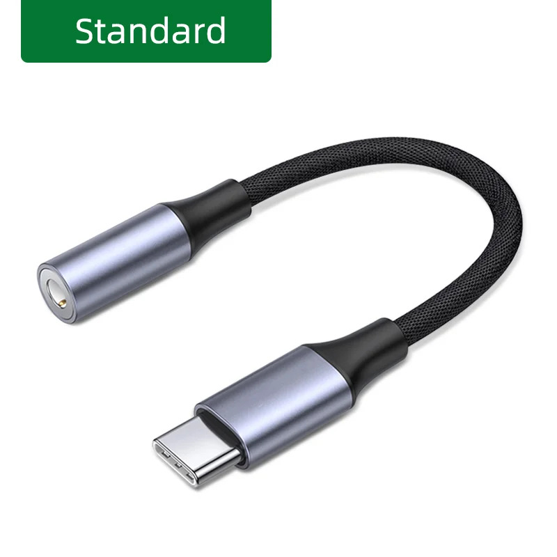 3.5 มม.ประเภท C แจ็คหูฟังอะแดปเตอร์ 24 บิต/96 kHz HiFi DAC สาย AUX สําหรับ Samsung S23 S23 ultra S22