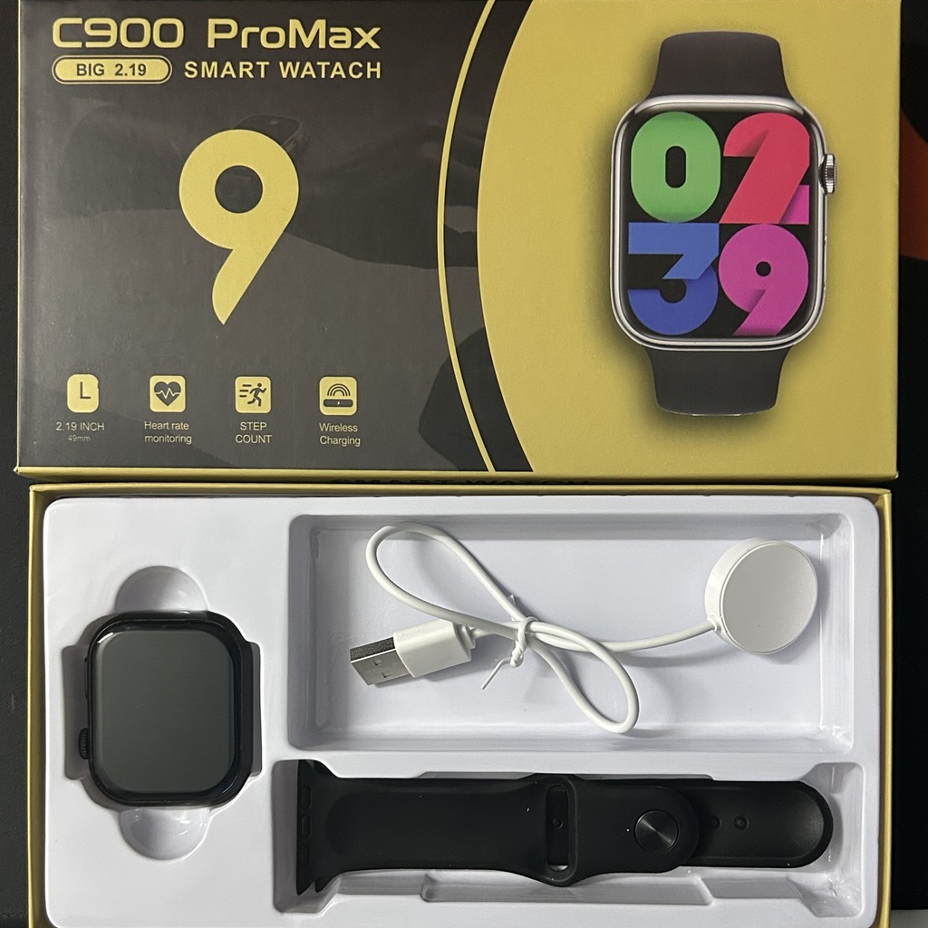 C900 PROMAX สมาร์ทวอทช์ นาฬิกาสปอร์ตบลูทูธสําหรับผู้ชาย สายเดี่ยว