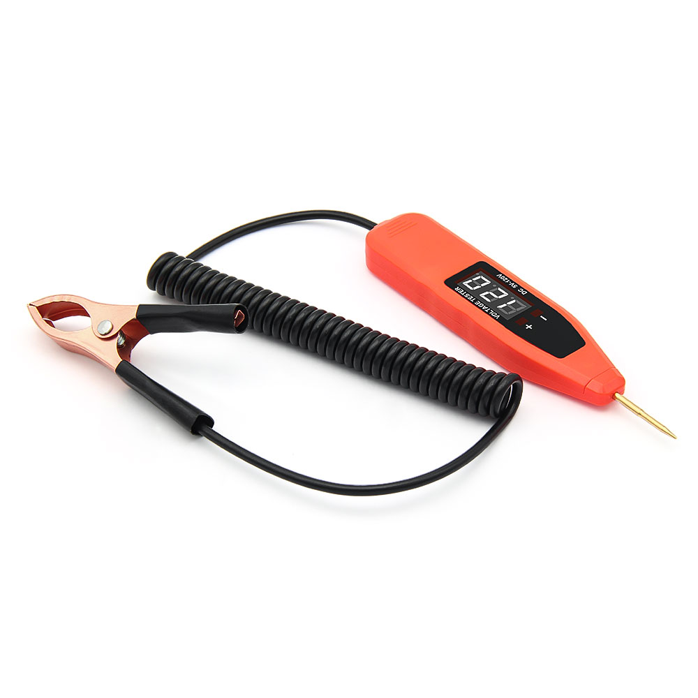 5-120V LCD ปากกาทดสอบแรงดันไฟฟ้าแบบดิจิตอลสําหรับรถยนต์และรถจักรยานยนต์ – เครื่องมือวินิจฉัย Power Probe ราคา ถูกที่สุด ดีลบีเคเค แกลเลอรีภาพที่ 5