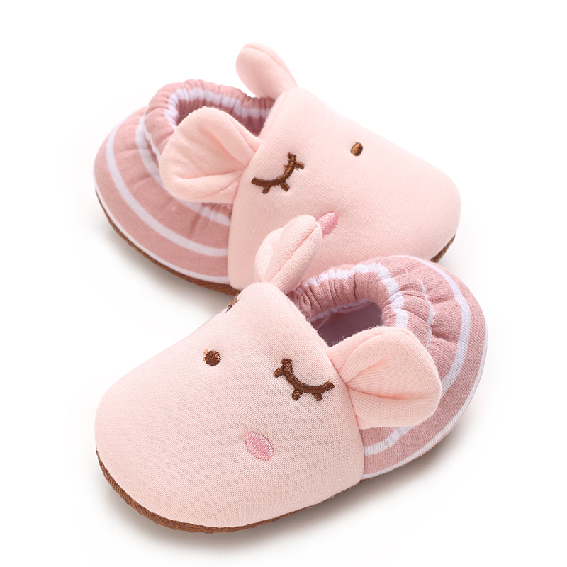 รองเท้ากันลื่นสําหรับเด็กทารก - รองเท้าหัดเดินพื้นนุ่มสําหรับเด็กอายุ 0-12 เดือน - รูปที่ 3