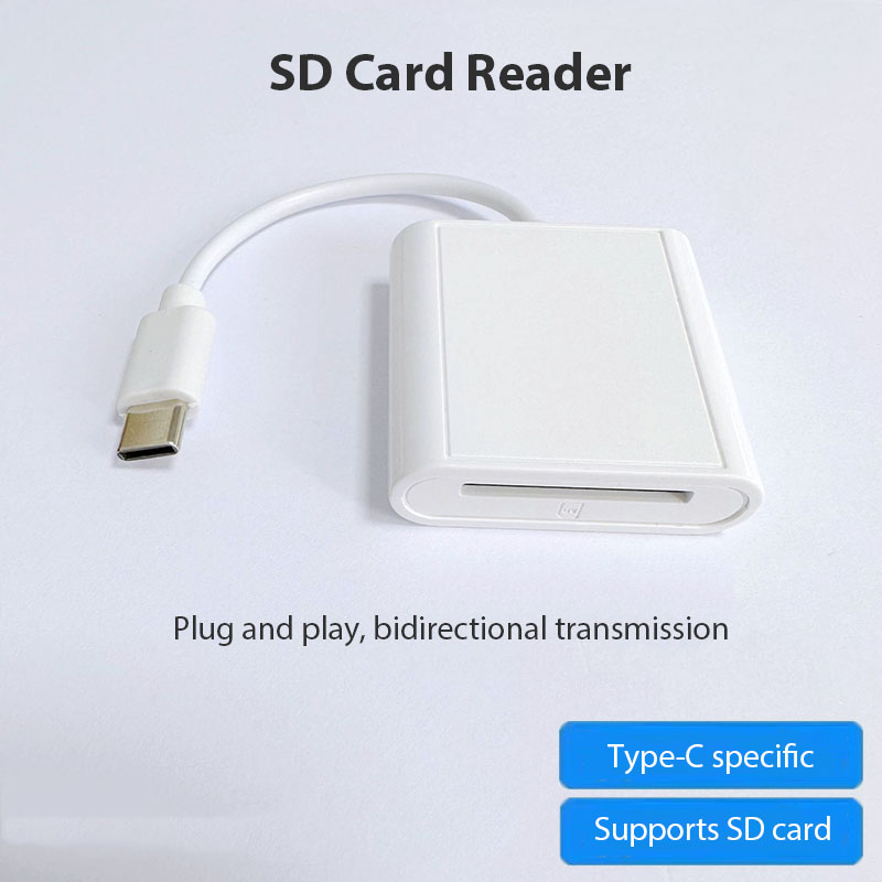 อะแดปเตอร์ Type C เป็น Sd Card Reader สำหรับ Iphone 16 Pro Plus Max Otg ความเร็วสูง สำหรับ Android