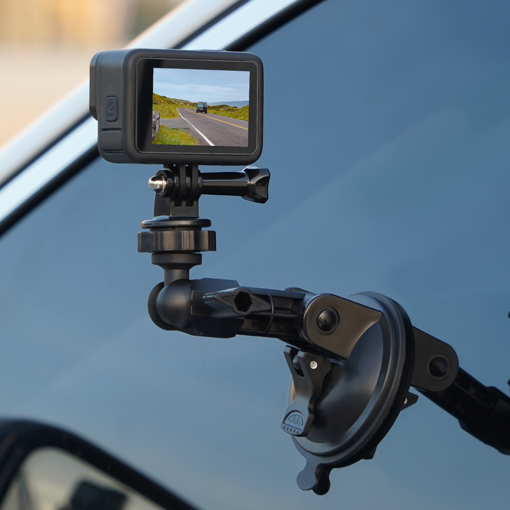 Brdrc ถ้วยดูดสําหรับ Gopro Hero 12 1110 9/Insta 360/Osmo Action/กระเป๋า 3 อุปกรณ์เสริมกล้องรถ Mount กระจกดูดที่แข็งแกร่ง Dash กล้องผู้ถือขาตั้ง Bracket