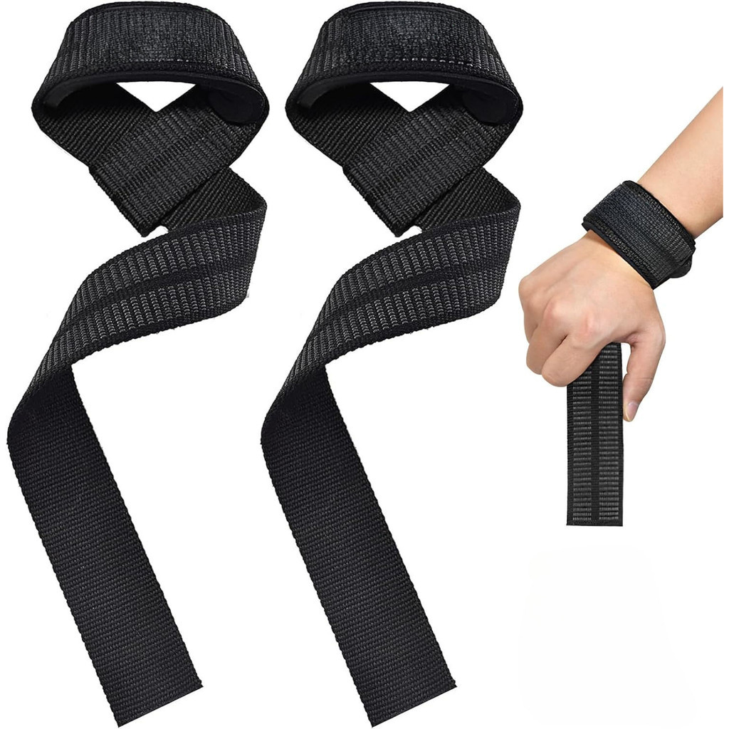 สายรัดข้อมือสําหรับยกน้ําหนัก-สายรัดยกยิมพร้อมการเย็บระบายอากาศและกันลื่น, ผ้าพันข้อมือหลังสําหรับออกกําลังกาย, เพาะกาย, ยกกําลัง, ฝึกความแข็งแรง(1คู่)