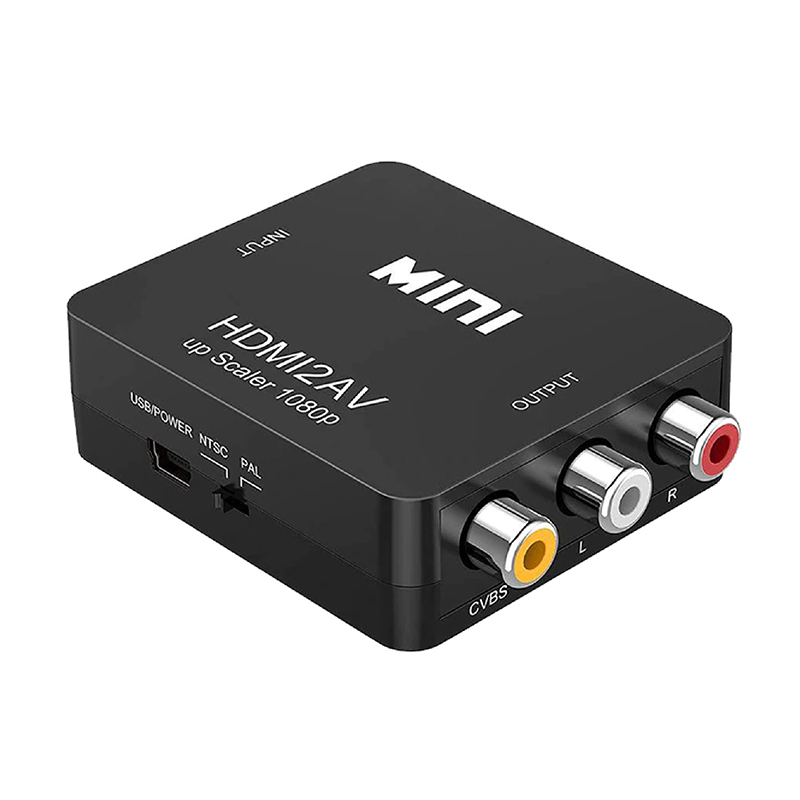 กล่องแปลง HDMl TO AV (RCA) แปลงสัญญาณภาพและเสียงจากกล่อง Android เข้าใช้งานกับทีวีรุ่นเก่า (AV)