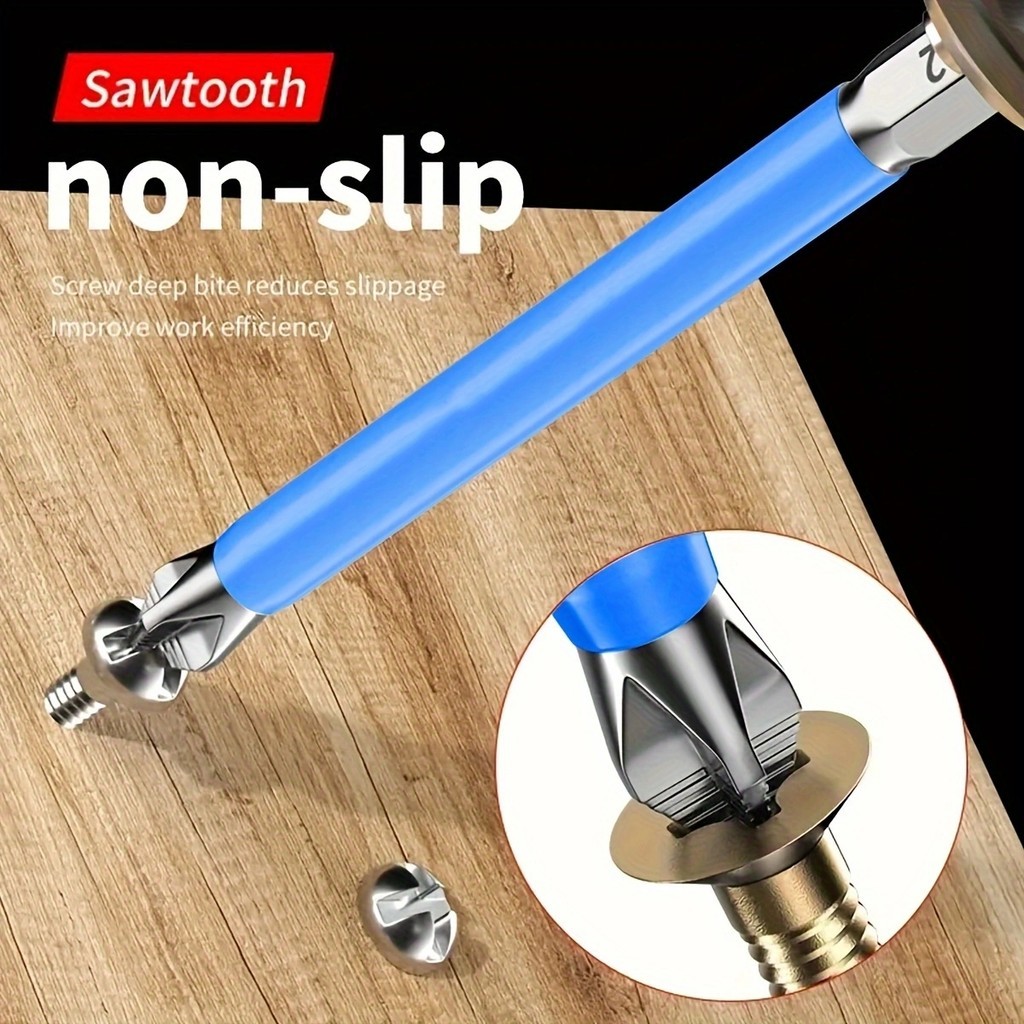 ความแข็งสูงผลกระทบไดร์เวอร์บิตชุดลื่นแม่เหล็กหัวแฉก4/5/6/7ชิ้นไขควงไฟฟ้าชุดสําหรับมืออาชีพ - รูปที่ 4