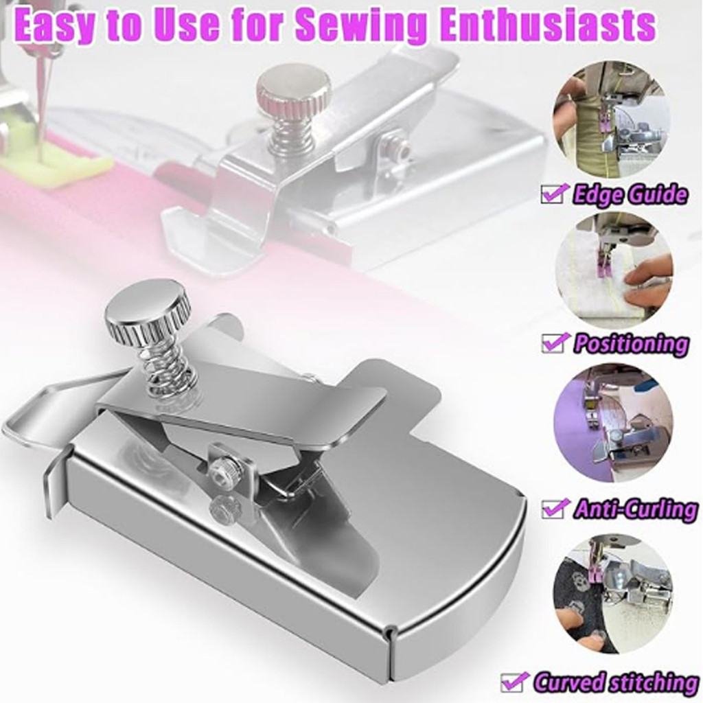 ((((1 ชิ้น) สไตล์ใหม่แบนรถปกติ Multi-Function Strong Magnet Edge Stop เครื่องมือในครัวเรือนจักรเย็บผ้า Locator Anti-Curling Edge Universal