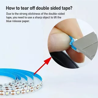2835 ไฟ LED Strip – 5V USB สีขาววอร์มไวท์สําหรับตกแต่งห้องไฟแบ็คไลท์ทีวีปีใหม่เทศกาลฤดูใบไม้ผลิ