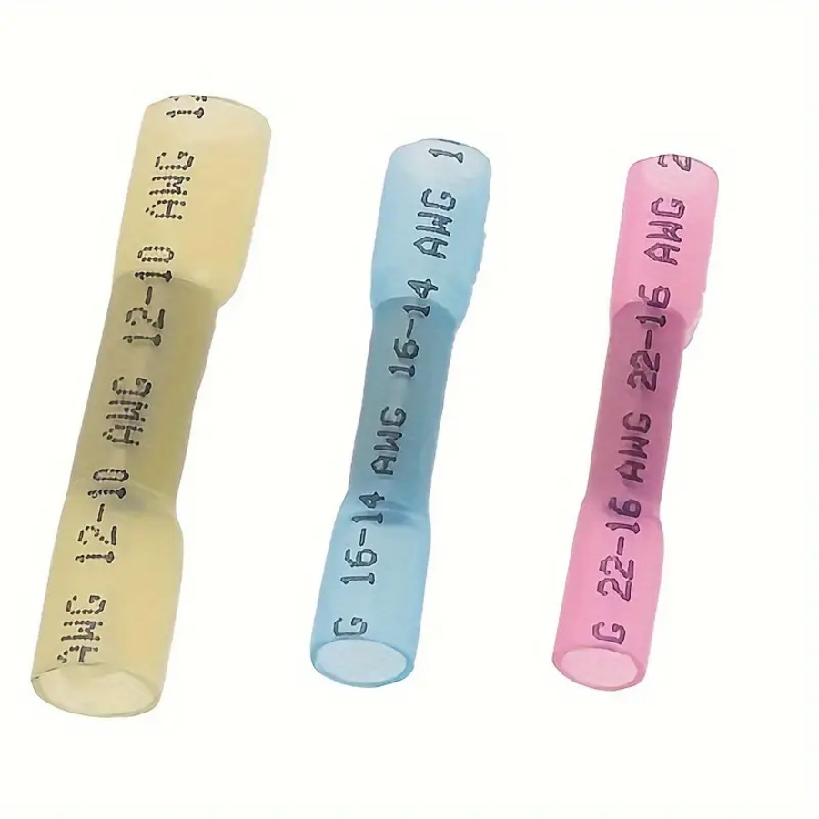 10/50 ชิ้นไฟฟ้าความร้อนหดก้น Crimp Terminals Solder Seal Wire Connectors Terminal ยานยนต์ฉนวนกันน้ํา