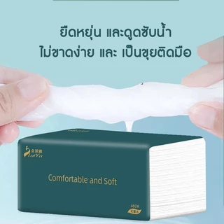[1 ลัง 20 ห่อ] กระดาษทิชชู่ห่อใหญ่ หนา 5 ชั้น ห่อละ 460 แผ่น ไม่เป็นขุย ผลิตจากเยื่อไผ่